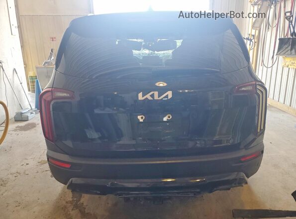 5XYP3DHC6NG311817 2022 KIA TELLURIDE Black Widok z tyłu