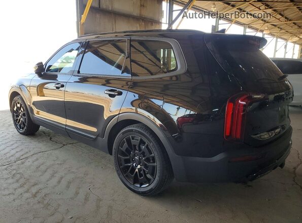 5XYP3DHC7MG127517 2021 KIA TELLURIDE Black უკანა მარცხენა