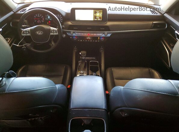 5XYP3DHC7MG127517 2021 KIA TELLURIDE Black წინა პანელის ხედი
