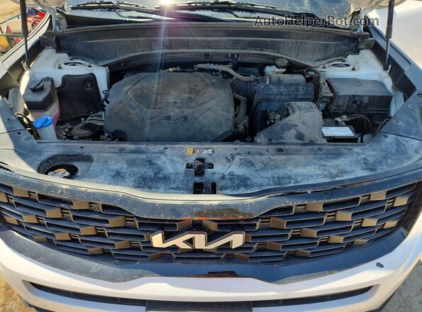 5XYP3DHC8NG198503 2022 KIA TELLURIDE White Engine compartment view