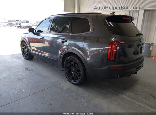 5XYP3DHC9MG097484 2021 KIA TELLURIDE Green Trasero izquierdo
