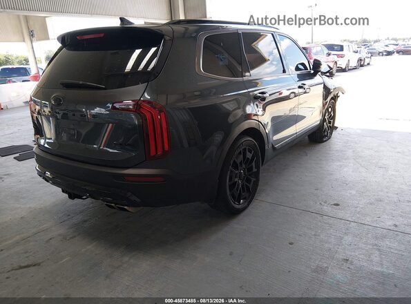 5XYP3DHC9MG097484 2021 KIA TELLURIDE Green Trasero derecho
