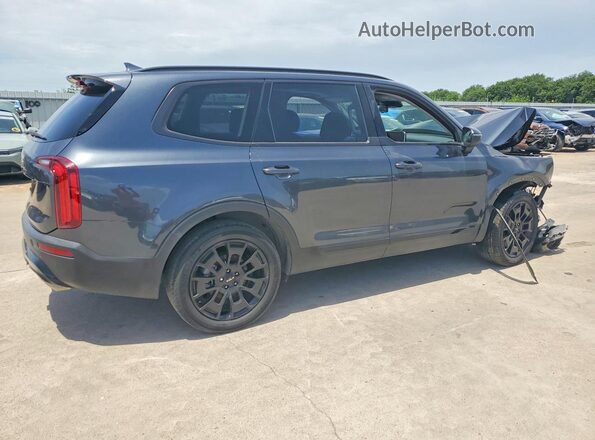 5XYP3DHC9NG229869 2022 KIA TELLURIDE Charcoal უკანა მარჯვენა