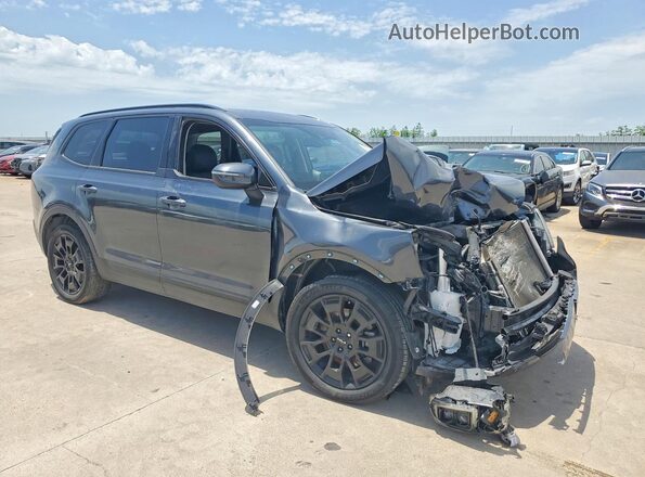 5XYP3DHC9NG229869 2022 KIA TELLURIDE Charcoal წინა მარჯვენა