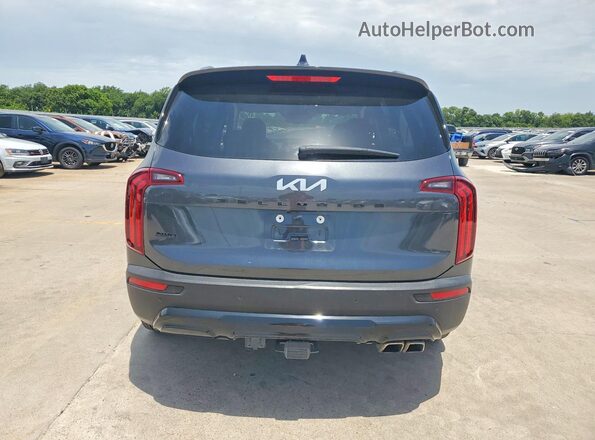 5XYP3DHC9NG229869 2022 KIA TELLURIDE Charcoal უკანა ხედი