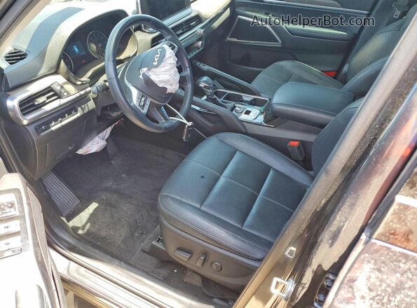 5XYP3DHC9NG229869 2022 KIA TELLURIDE Charcoal წინა სალონის ხედი