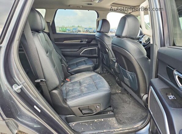 5XYP3DHC9NG229869 2022 KIA TELLURIDE Charcoal უკანა სალონის ხედი