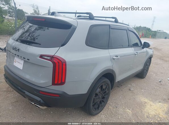 5XYP3DHC9NG288078 2022 KIA TELLURIDE Gray Հետևի աջ