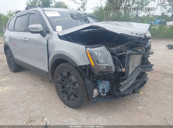 5XYP3DHC9NG288078 2022 KIA TELLURIDE Gray Սարքավորումների վահանակի տեսք