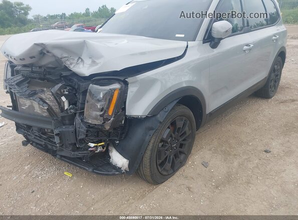 5XYP3DHC9NG288078 2022 KIA TELLURIDE Gray Առջևի վահանակի տեսք
