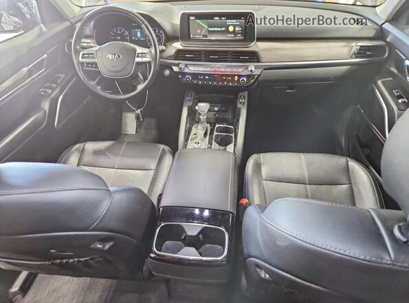 5XYP3DHCXLG085424 2020 KIA TELLURIDE Brown Dashboard view