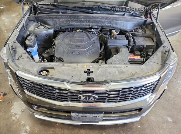 5XYP3DHCXLG085424 2020 KIA TELLURIDE Brown Engine compartment view