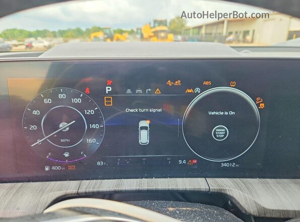 5XYP54GC2RG529058 2024 KIA TELLURIDE Серый Вид щитка приборов