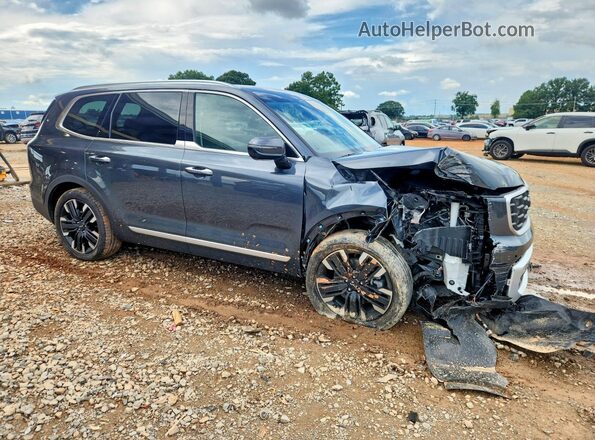 5XYP54GC2RG529058 2024 KIA TELLURIDE Серый Передняя правая четверть
