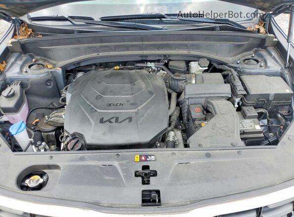 5XYP54GC2SG583269 2025 KIA TELLURIDE Black Вид підкапотного простору