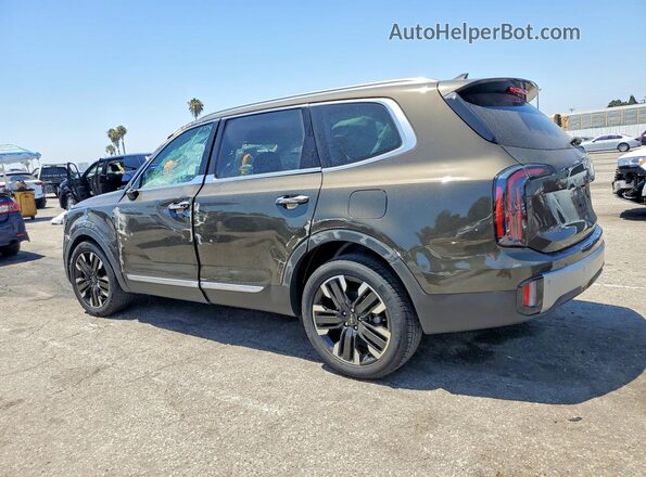 5XYP54GC5PG334262 2023 KIA TELLURIDE Green Հետևի ձախ
