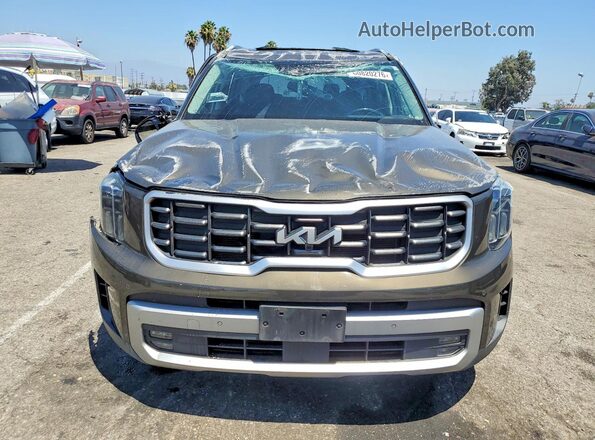 5XYP54GC5PG334262 2023 KIA TELLURIDE Green Դիմացի տեսք