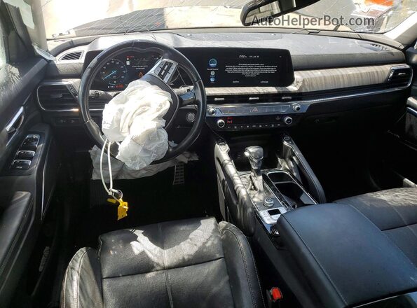5XYP54GC5PG334262 2023 KIA TELLURIDE Green Առջևի վահանակի տեսք
