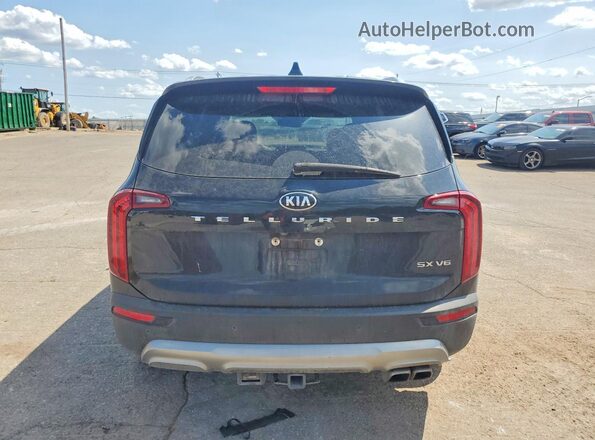 5XYP54HC1LG060213 2020 KIA TELLURIDE Black Հետևի տեսք