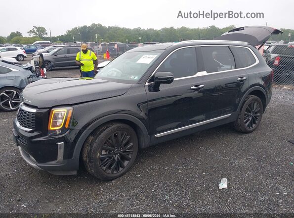 5XYP54HC1MG112862 2021 KIA TELLURIDE Black Przód lewy