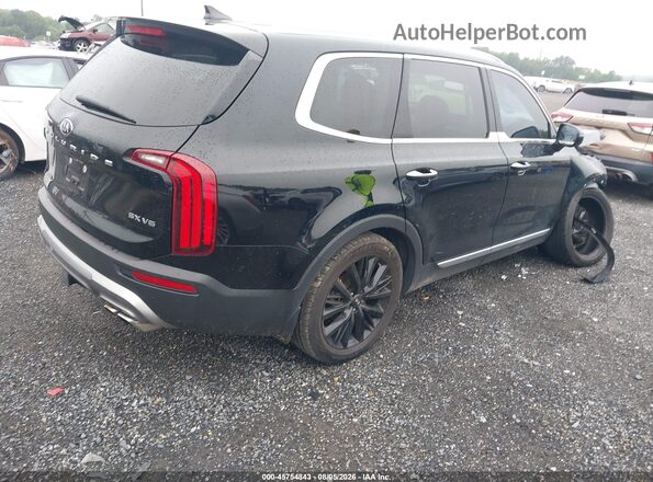 5XYP54HC1MG112862 2021 KIA TELLURIDE Black Tył prawy