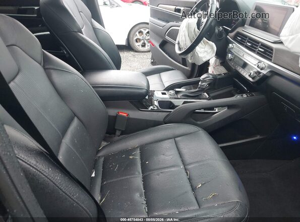 5XYP54HC1MG112862 2021 KIA TELLURIDE Black Widok wnętrza z przodu