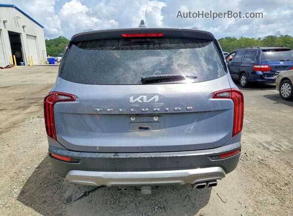 5XYP54HC2NG268541 2022 KIA TELLURIDE Gray Widok z tyłu