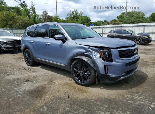 5XYP54HC2NG268541 2022 KIA TELLURIDE Gray Przód prawy