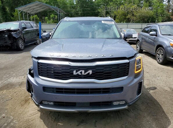 5XYP54HC2NG268541 2022 KIA TELLURIDE Gray Widok z przodu