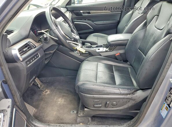 5XYP54HC2NG268541 2022 KIA TELLURIDE Gray Widok wnętrza z przodu