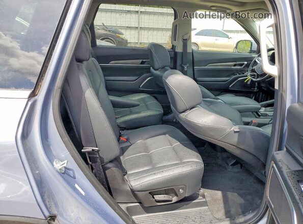 5XYP54HC2NG268541 2022 KIA TELLURIDE Gray Widok wnętrza z tyłu