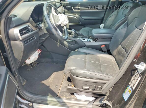 5XYP54HC5LG039655 2020 KIA TELLURIDE Black Вид салону спереду