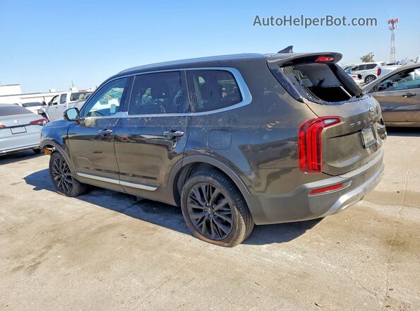 5XYP54HC5LG082179 2020 KIA TELLURIDE Brown Հետևի ձախ