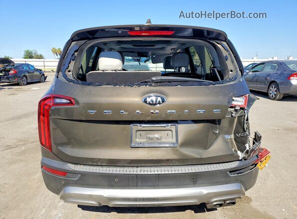 5XYP54HC5LG082179 2020 KIA TELLURIDE Brown Հետևի տեսք