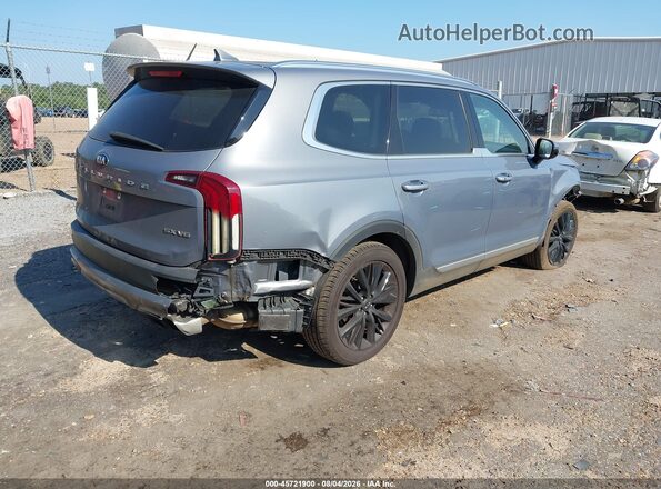 5XYP54HC6MG176153 2021 KIA TELLURIDE Gray უკანა მარჯვენა