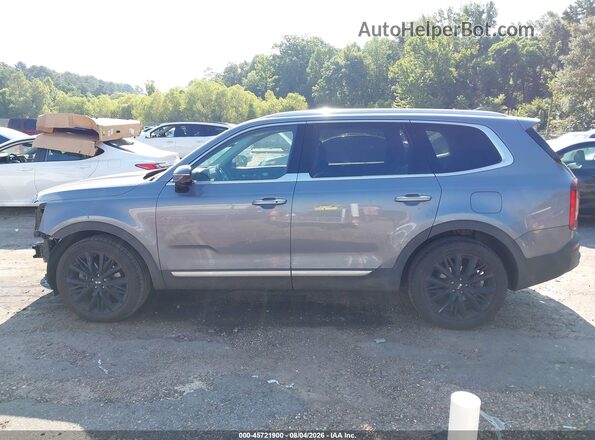 5XYP54HC6MG176153 2021 KIA TELLURIDE Gray 
