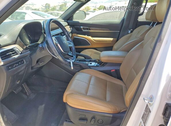 5XYP54HC6NG268915 2022 KIA TELLURIDE White Widok wnętrza z przodu