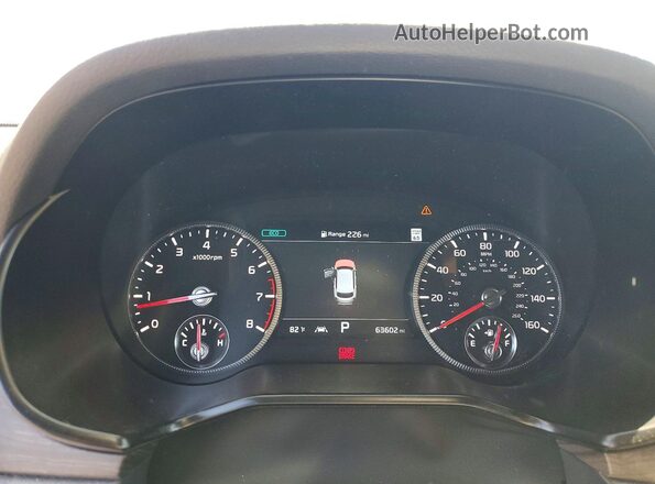 5XYP54HC6NG268915 2022 KIA TELLURIDE White Widok zestawu wskaźników