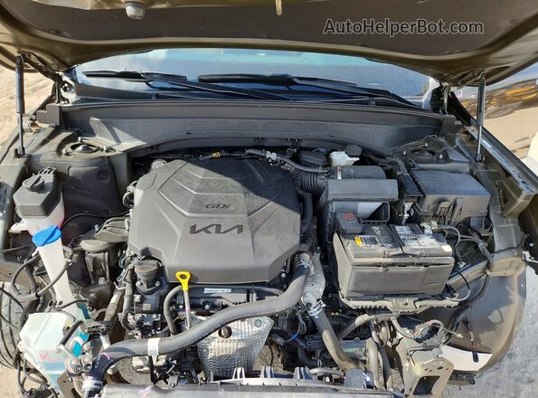 5XYP54HC8NG256667 2022 KIA TELLURIDE Brown Вид підкапотного простору