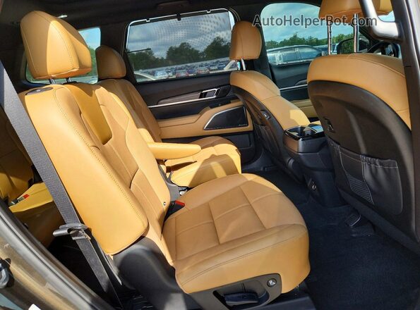 5XYP54HC8NG256667 2022 KIA TELLURIDE Brown Вид задньої частини салону