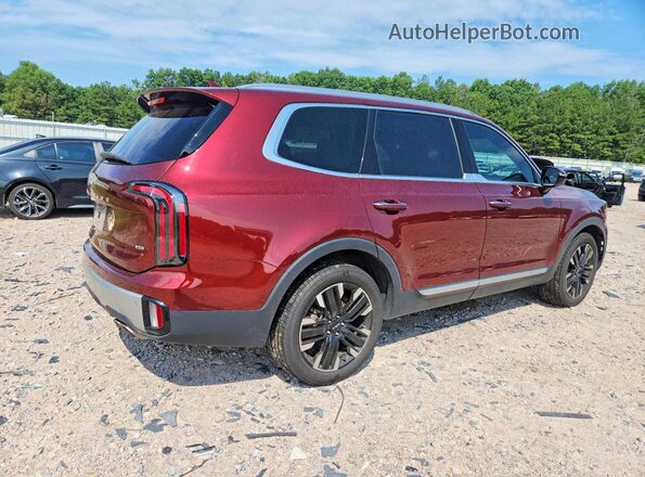 5XYP5DGC0PG335304 2023 KIA TELLURIDE Burgundy Հետևի աջ