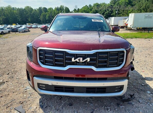 5XYP5DGC0PG335304 2023 KIA TELLURIDE Burgundy Դիմացի տեսք