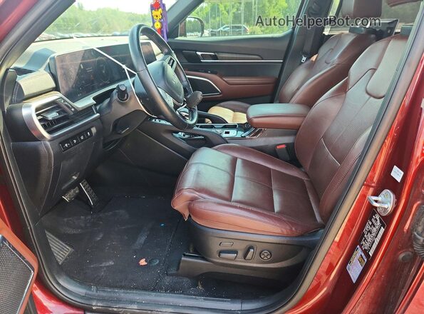 5XYP5DGC0PG335304 2023 KIA TELLURIDE Burgundy Սալոնի դիմացի տեսք