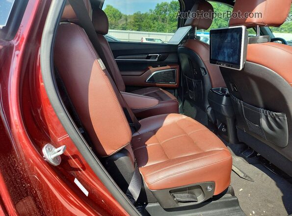 5XYP5DGC0PG335304 2023 KIA TELLURIDE Burgundy Սալոնի հետևի տեսք