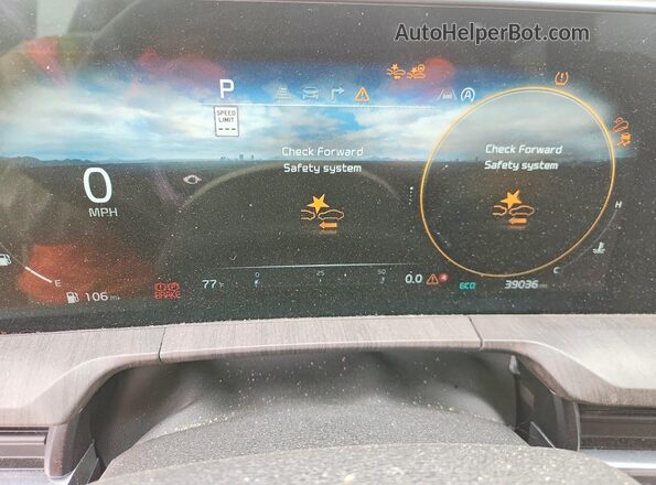 5XYP5DGC0RG410330 2024 KIA TELLURIDE Зеленый Вид щитка приборов