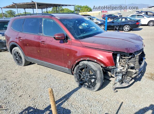 5XYP5DGC1PG357019 2023 KIA TELLURIDE Burgundy Front right