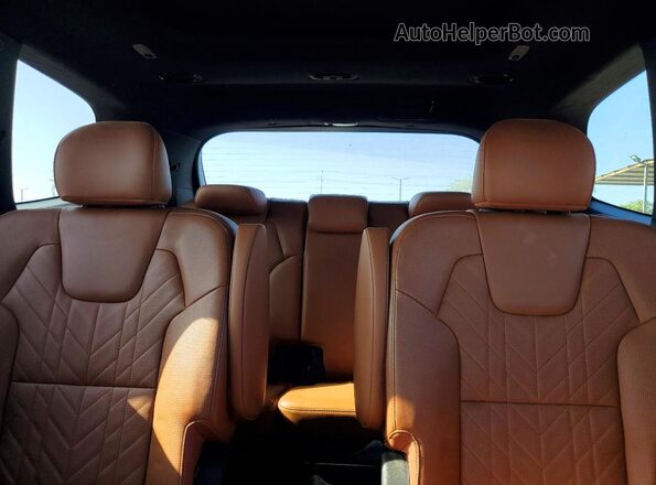 5XYP5DGC1PG357019 2023 KIA TELLURIDE Burgundy Rear seats view