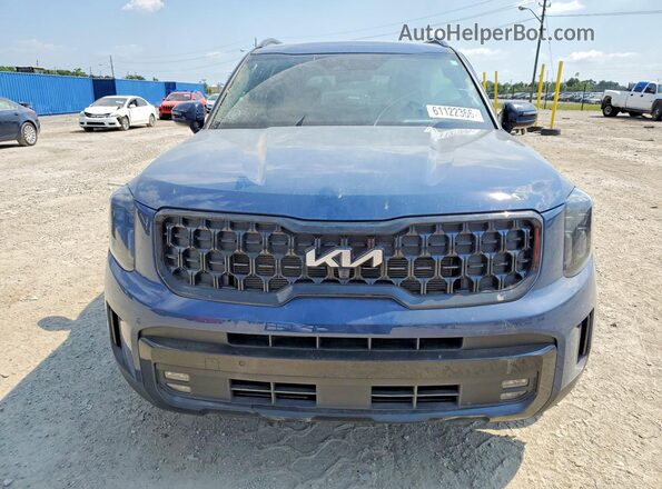 5XYP5DGC1RG518827 2024 KIA TELLURIDE Blue Front view