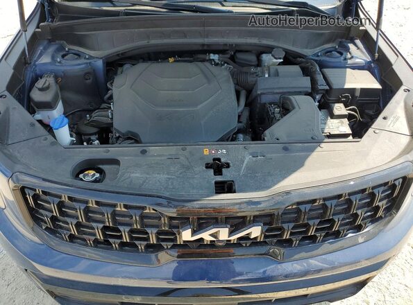 5XYP5DGC1RG518827 2024 KIA TELLURIDE Blue Engine compartment view