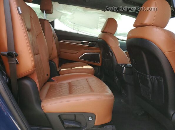 5XYP5DGC1RG518827 2024 KIA TELLURIDE Blue Rear interior view